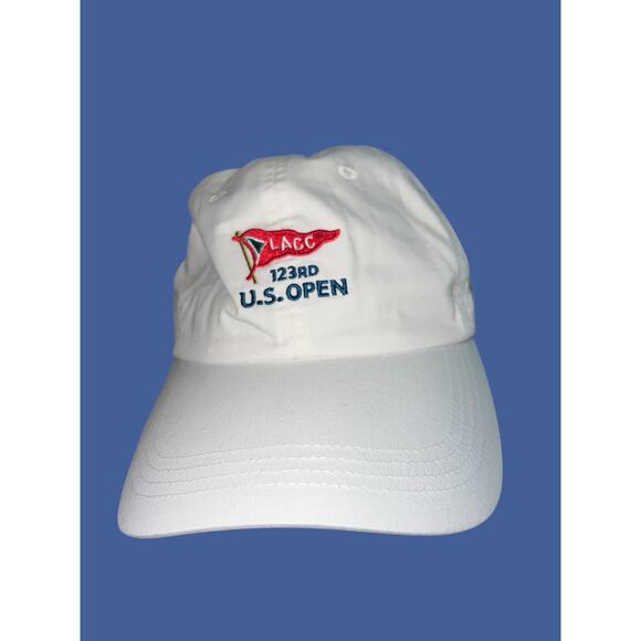 LACC US Open Hat Cap Strap Back White 123rd Los Angeles Ahead White One Size - Picture 1 of 4